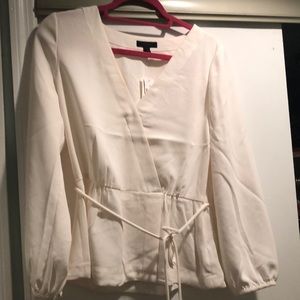 J. Crew faux wrap top